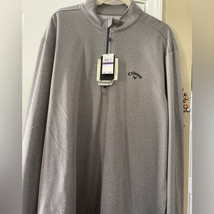 Callaway golf shirt. Brand new with tags. Mens XXL.  Gray color.